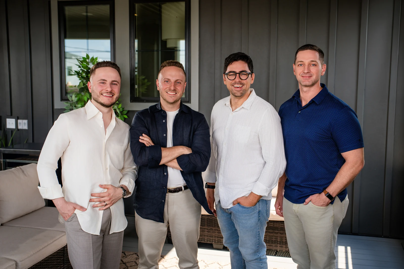 Stephen Saulpaugh and Michael Saulpaugh of SnuggleMud with Joseph Chekanoff and Josh Sciortino of Chek