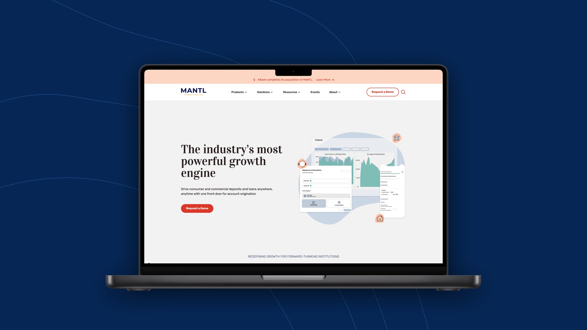 MANTL shown on desktop and mobile