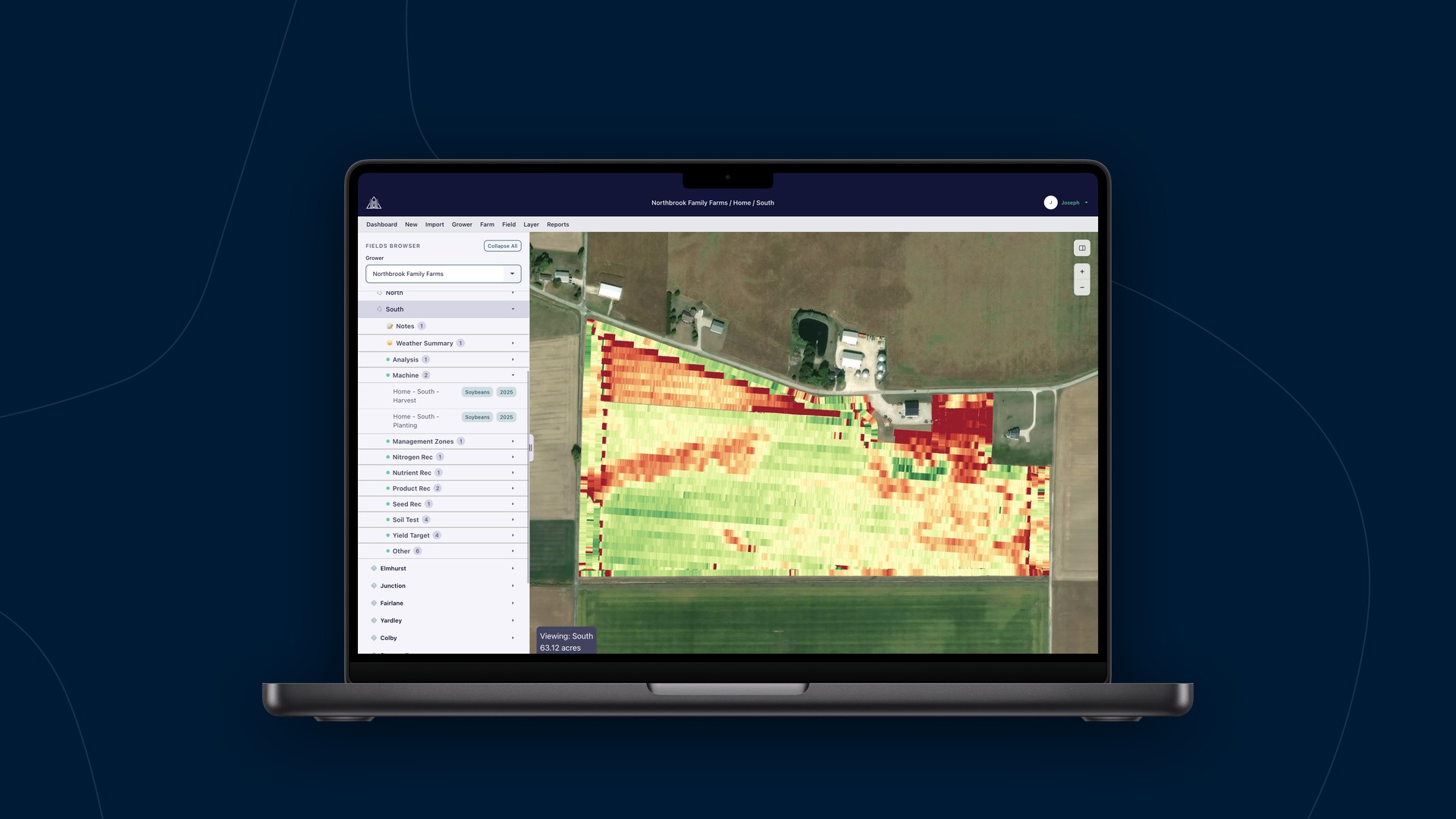 Progressive Crop Solutions shown on desktop and mobile